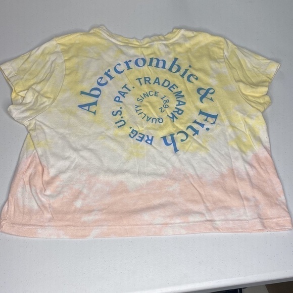 Abercrombie & Fitch Tie Dye Cropped Top Size Medium - Picture 1 of 3